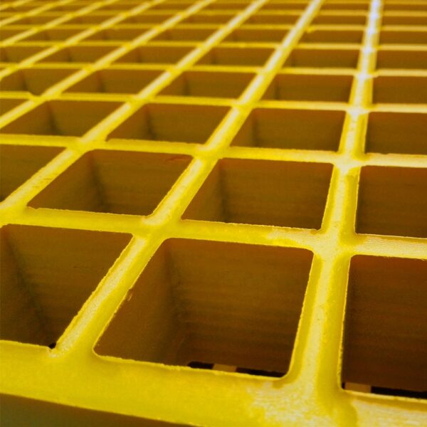 Maille 38x38 Jaune Caillebotis composite