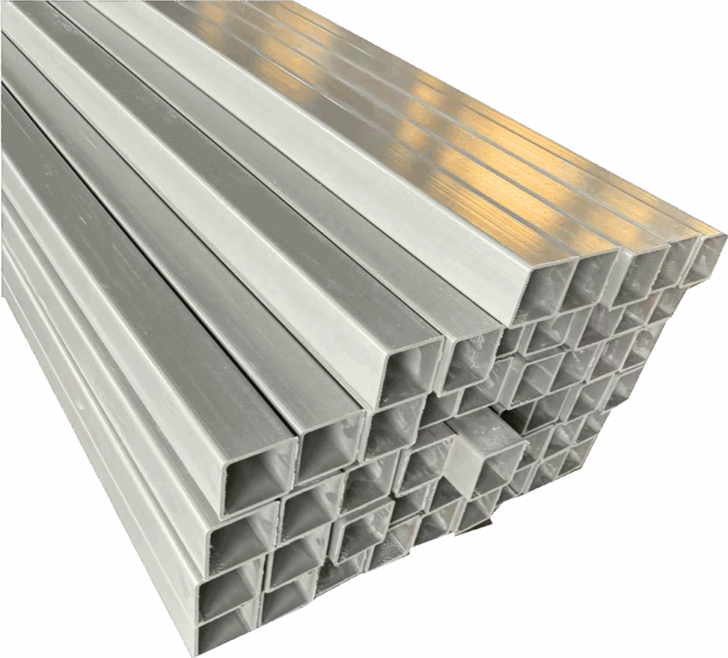 Tube profilé carré & Tube acier carré 40x40x4mm - Fer a Béton
